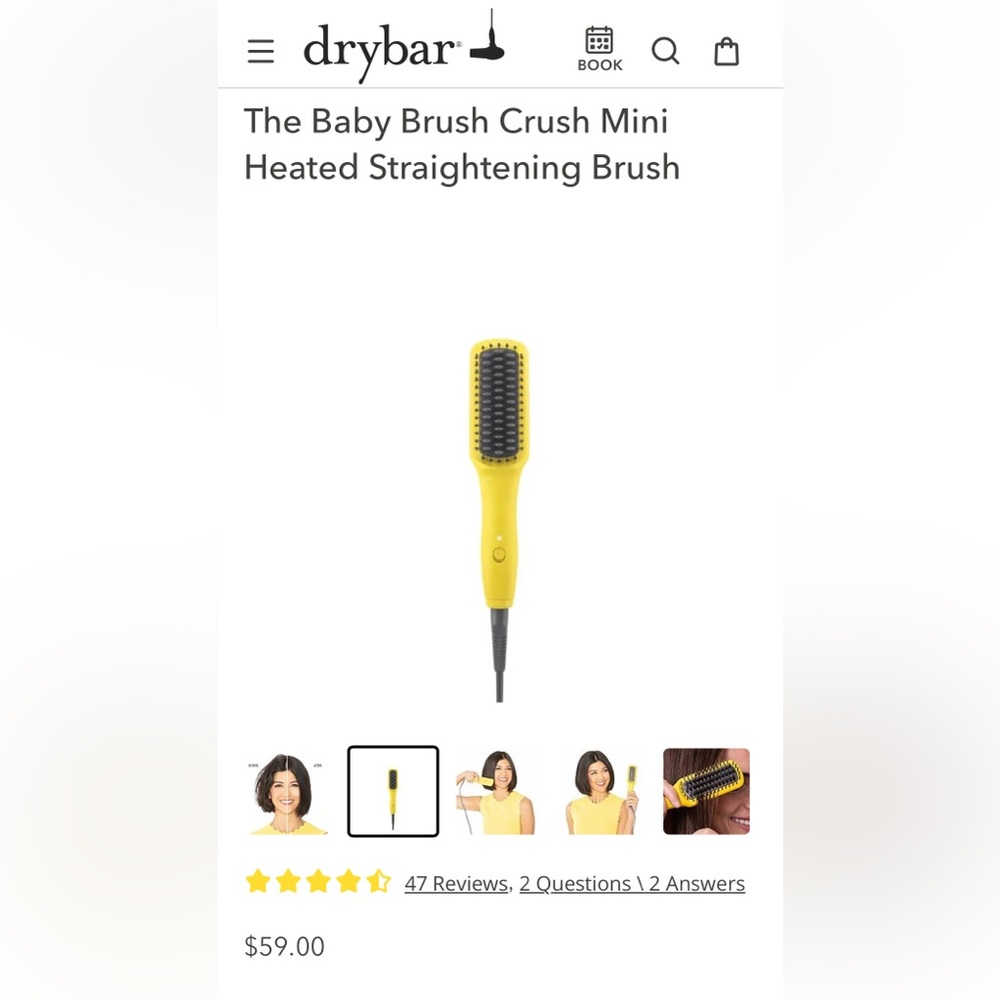 Mini Drybar Heated Brush